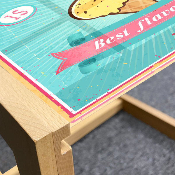 East Urban Home Ice Cream Coffee Table, Best Flavor Words With Free